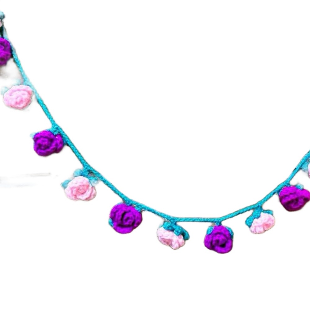 🌷✨Crochet Rose Garland Decor✨🌹